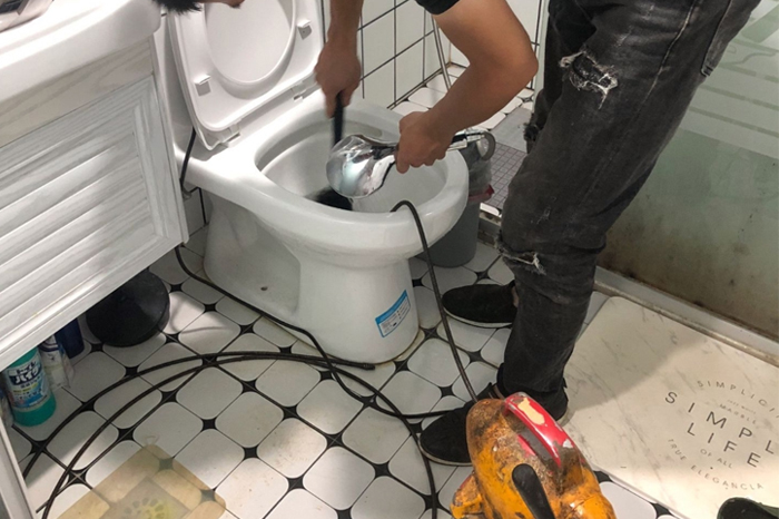 桓仁疏通下水道